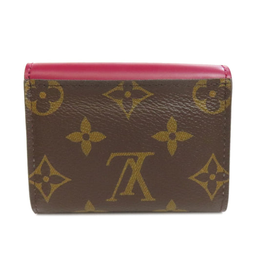 LOUIS VUITTON Bifold Wallet M62932 Monogram canvas Brown Portefeuille Zoe Women Used Authentic