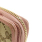 GUCCI Bifold Wallet 346056 Canvas, Leather Brown Outlet GG Women Used Authentic