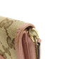 GUCCI Bifold Wallet 346056 Canvas, Leather Brown Outlet GG Women Used Authentic