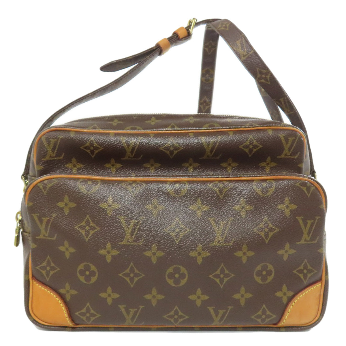 LOUIS VUITTON Shoulder Bag M45244 Monogram canvas Brown Nil Women Used Authentic