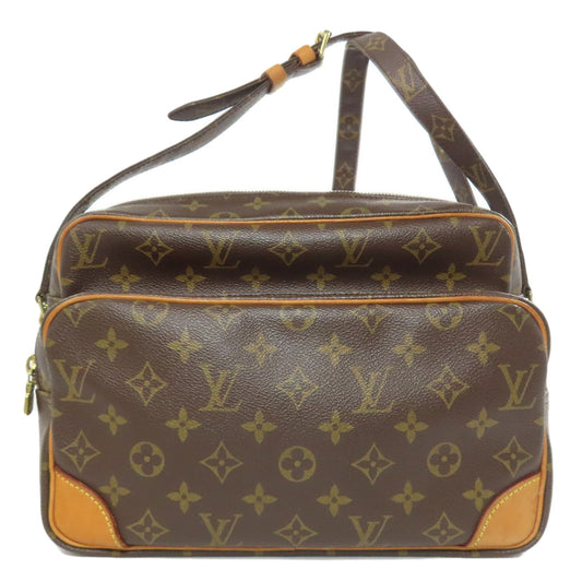 LOUIS VUITTON Shoulder Bag M45244 Monogram canvas Brown Nil Women Used Authentic