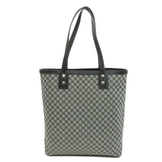 CELINE Tote Bag canvas gray Macadam Pattern