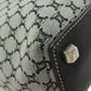 CELINE Tote Bag canvas gray Macadam Pattern
