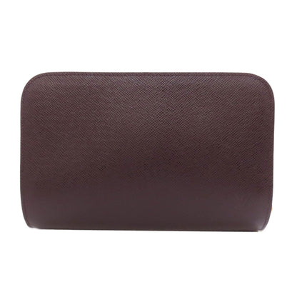 LOUIS VUITTON business bag M30186 Taiga Leather purple Baikal mens Used Authentic
