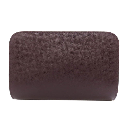 LOUIS VUITTON business bag M30186 Taiga Leather purple Baikal mens Used Authentic