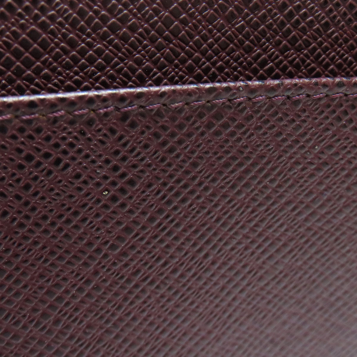 LOUIS VUITTON business bag M30186 Taiga Leather purple Baikal mens Used Authentic