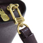LOUIS VUITTON business bag M30186 Taiga Leather purple Baikal mens Used Authentic