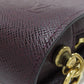 LOUIS VUITTON business bag M30186 Taiga Leather purple Baikal mens Used Authentic