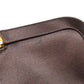 PRADA Handbag Satin Brown logo Women Used Authentic