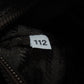 PRADA Handbag Satin Brown logo Women Used Authentic