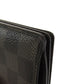 LOUIS VUITTON Long Wallet Purse N60023 Damier canvas gray Acordion mens Used Authentic