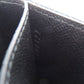 LOUIS VUITTON Long Wallet Purse N60023 Damier canvas gray Acordion mens Used Authentic