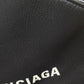 BALENCIAGA Backpack 545193 Calfskin black logo Women Used Authentic