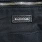 BALENCIAGA Backpack 545193 Calfskin black logo Women Used Authentic