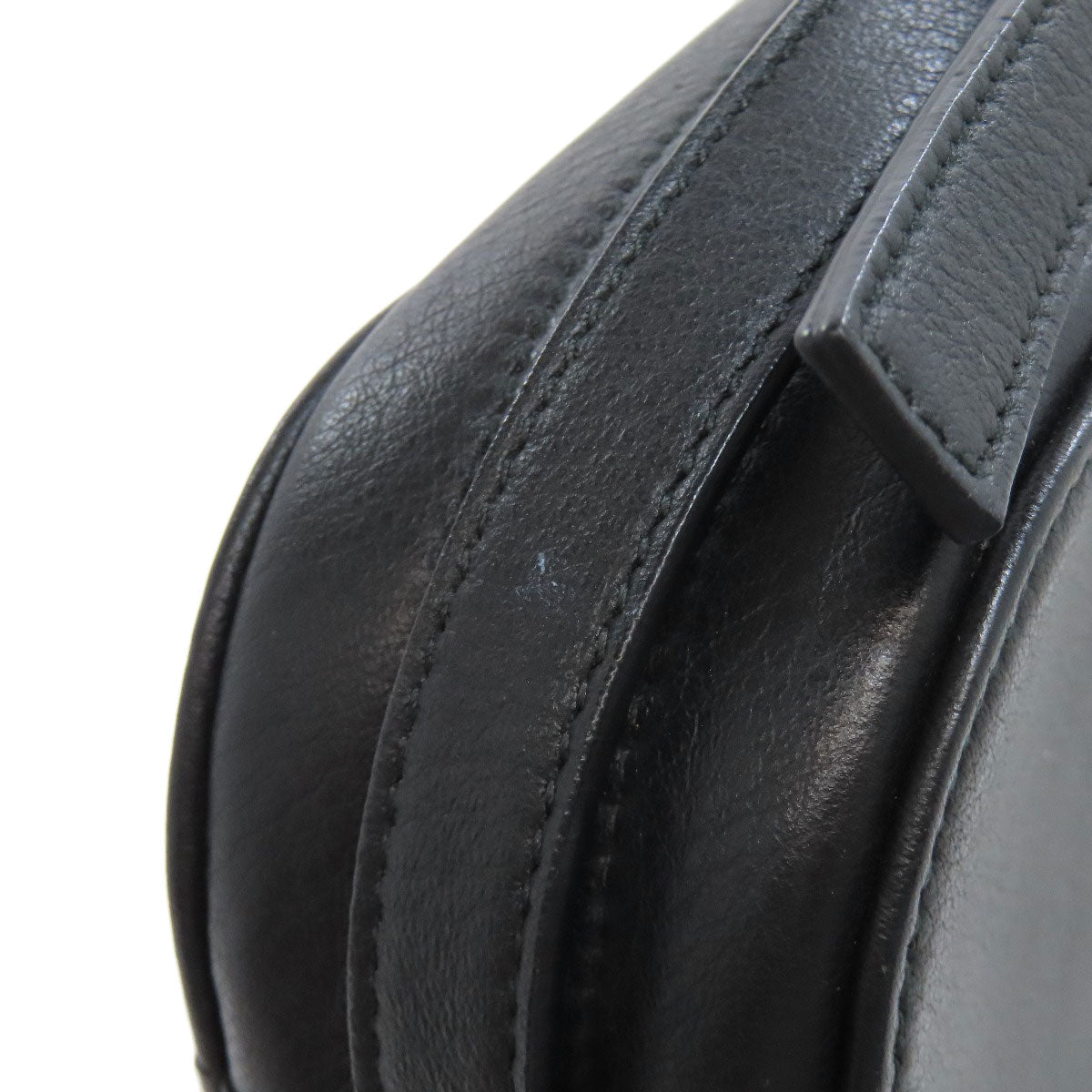 BALENCIAGA Shoulder Bag 552370 leather black Everyday camera bag Women Used Authentic