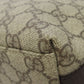 GUCCI Shoulder Bag 122373 PVC Brown GG Supreme Women Used Authentic