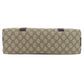 GUCCI Shoulder Bag 122373 PVC Brown GG Supreme Women Used Authentic