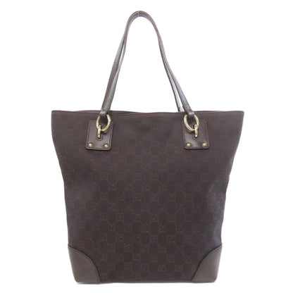 GUCCI Tote Bag 353706 canvas Brown Outlet GG Women Used Authentic