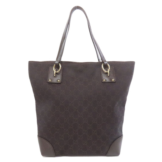 GUCCI Tote Bag 353706 canvas Brown Outlet GG Women Used Authentic