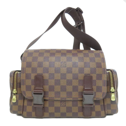 LOUIS VUITTON Shoulder Bag N51126 Damier canvas Brown Reporter Melville Women Used Authentic