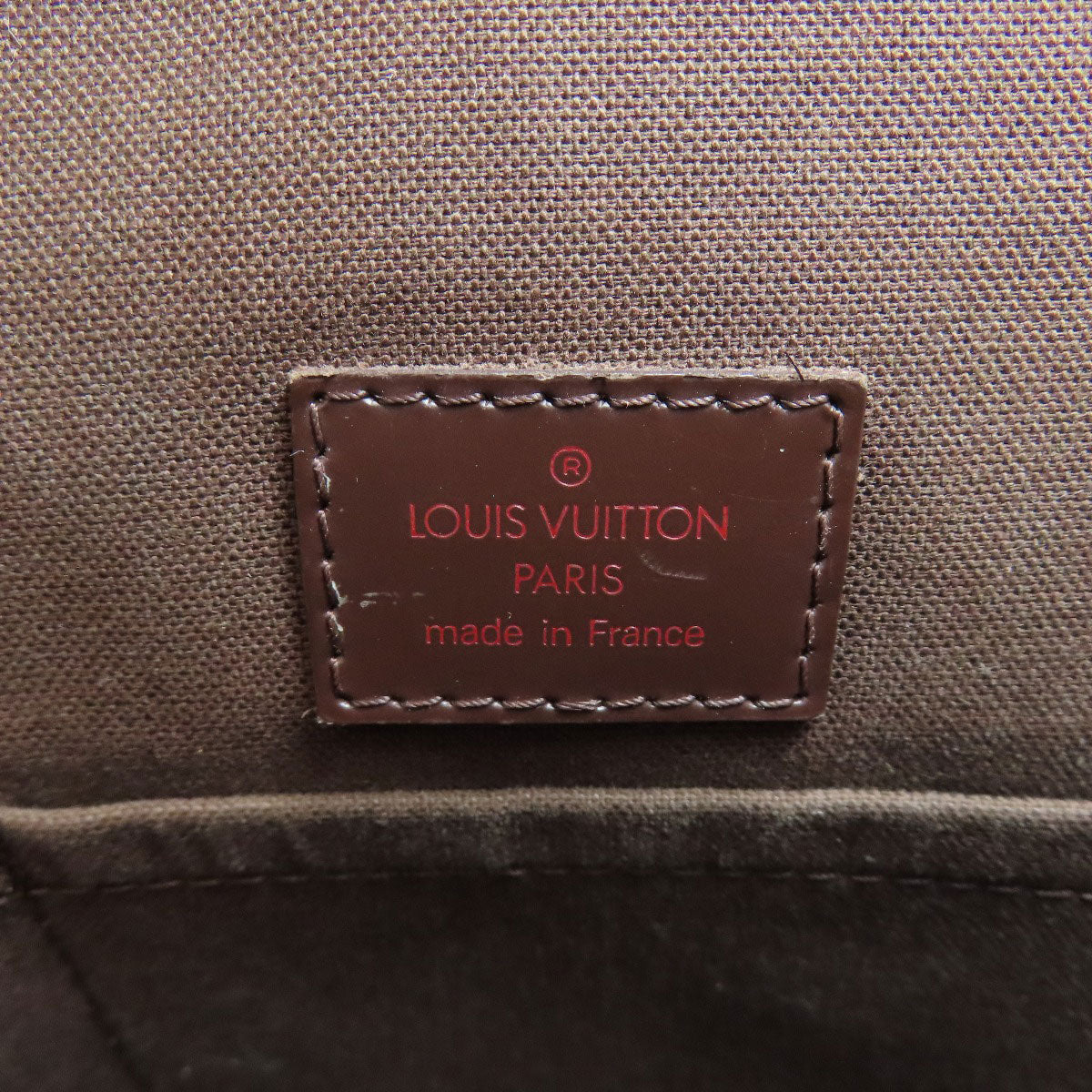 LOUIS VUITTON Shoulder Bag N51126 Damier canvas Brown Reporter Melville Women Used Authentic