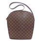LOUIS VUITTON Shoulder Bag N51292 Damier canvas Brown Ipanema GM Women Used Authentic