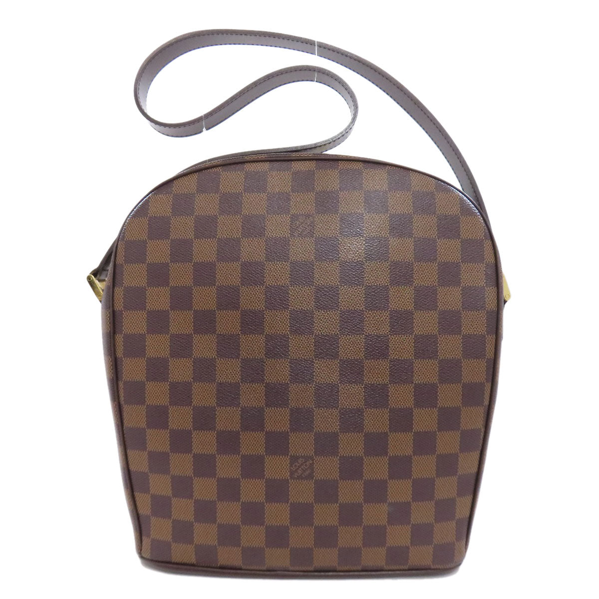LOUIS VUITTON Shoulder Bag N51292 Damier canvas Brown Ipanema GM Women Used Authentic