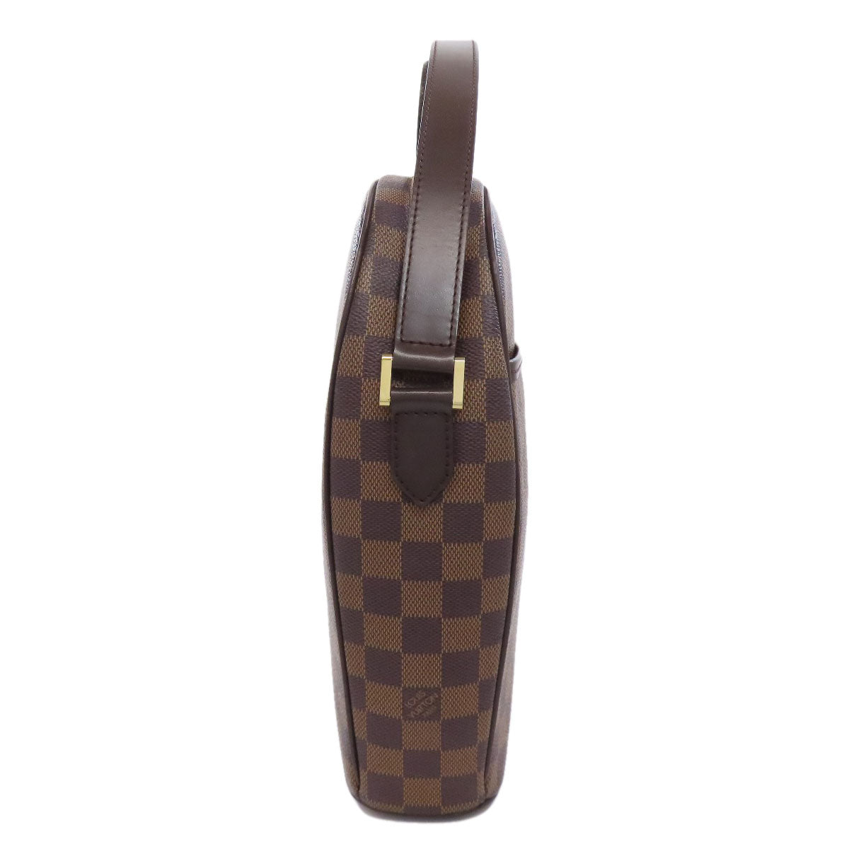 LOUIS VUITTON Shoulder Bag N51292 Damier canvas Brown Ipanema GM Women Used Authentic