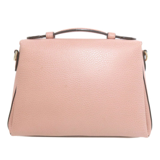 GUCCI Shoulder Bag 510302 Calfskin pink Outlet ChainShoulder Interlocking G 2WAY Women Used Authentic