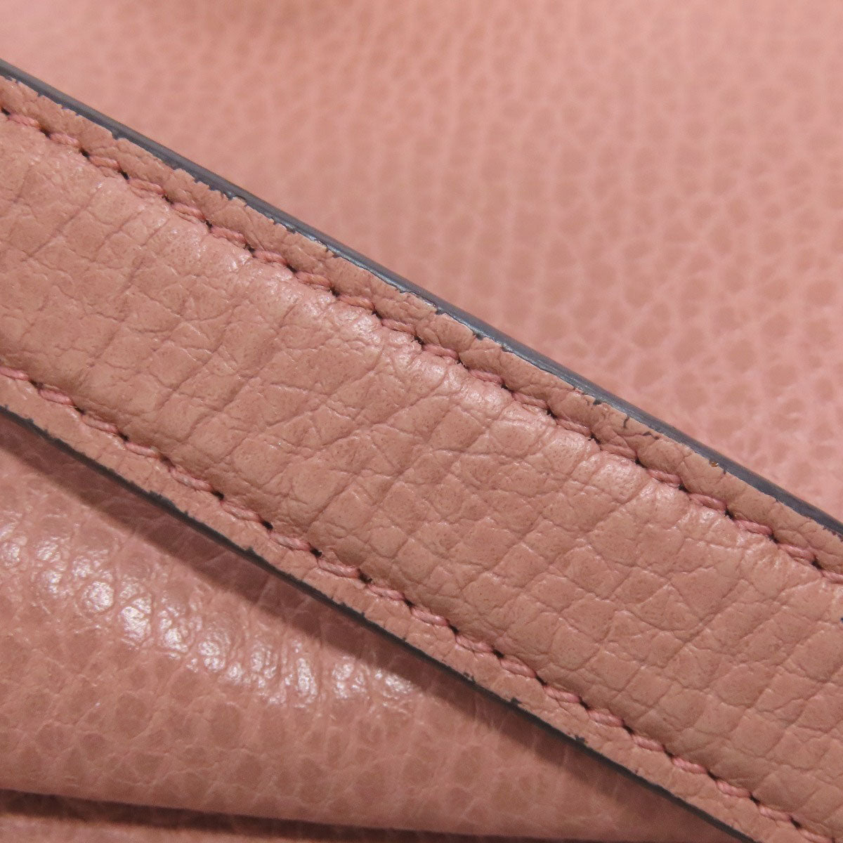 GUCCI Shoulder Bag 510302 Calfskin pink Outlet ChainShoulder Interlocking G 2WAY Women Used Authentic