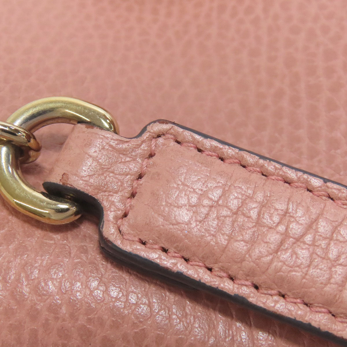 GUCCI Shoulder Bag 510302 Calfskin pink Outlet ChainShoulder Interlocking G 2WAY Women Used Authentic