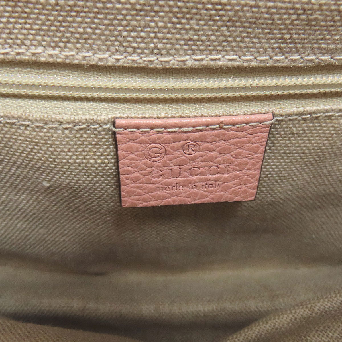 GUCCI Shoulder Bag 510302 Calfskin pink Outlet ChainShoulder Interlocking G 2WAY Women Used Authentic