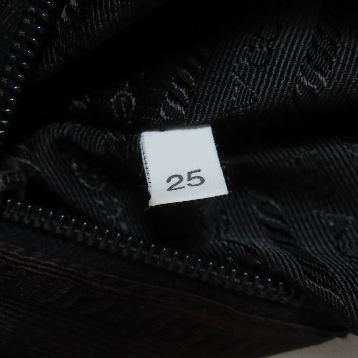 PRADA Shoulder Bag Nylon black logoMetal Women Used Authentic