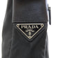 PRADA Shoulder Bag Nylon black logoMetal Women Used Authentic