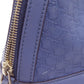 GUCCI Handbag 309617 leather blue GG Signature Microsima 2WAY Women Used Authentic
