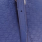 GUCCI Handbag 309617 leather blue GG Signature Microsima 2WAY Women Used Authentic