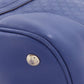 GUCCI Handbag 309617 leather blue GG Signature Microsima 2WAY Women Used Authentic