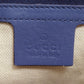 GUCCI Handbag 309617 leather blue GG Signature Microsima 2WAY Women Used Authentic