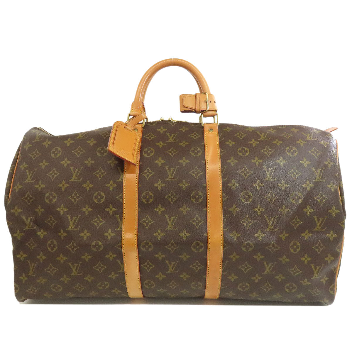 LOUIS VUITTON Boston Duffel bag M41424 Monogram canvas Brown Keepall 55