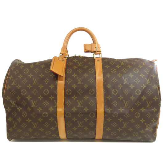 LOUIS VUITTON Boston Duffel bag M41424 Monogram canvas Brown Keepall 55