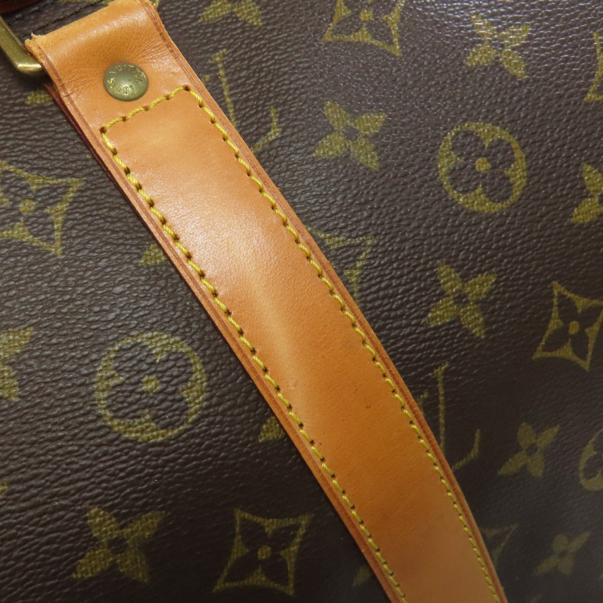 LOUIS VUITTON Boston Duffel bag M41424 Monogram canvas Brown Keepall 55