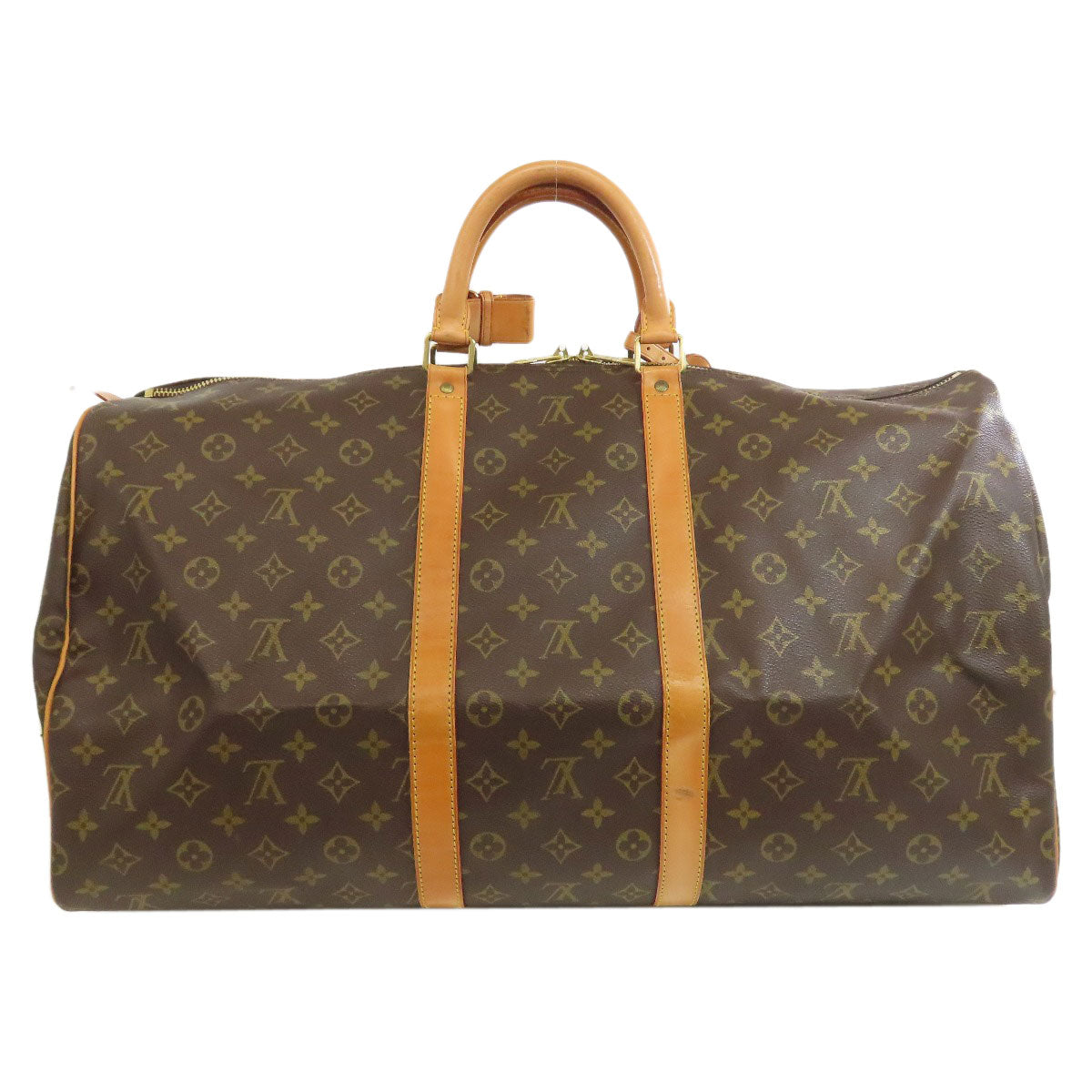 LOUIS VUITTON Boston Duffel bag M41424 Monogram canvas Brown Keepall 55