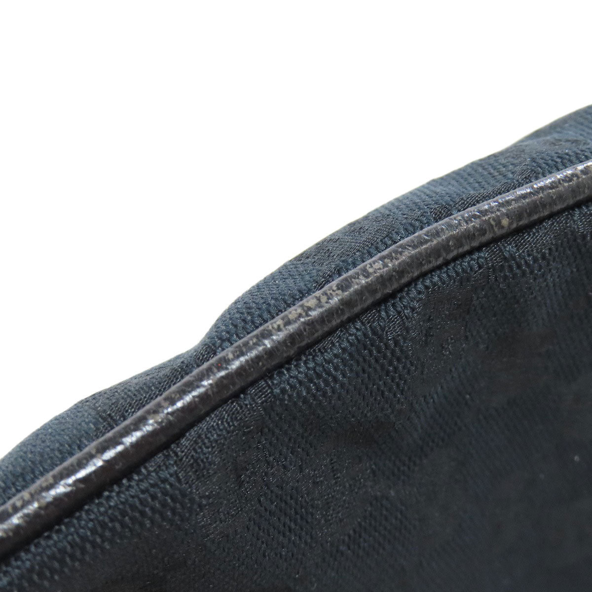 GUCCI Shoulder Bag 122793 canvas black GG Women Used Authentic