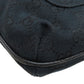 GUCCI Shoulder Bag 122793 canvas black GG Women Used Authentic