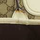 GUCCI Tote Bag 163805 canvas Brown GG Princey Ribbon Women Used Authentic