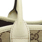 GUCCI Tote Bag 163805 canvas Brown GG Princey Ribbon Women Used Authentic