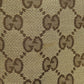 GUCCI Tote Bag 163805 canvas Brown GG Princey Ribbon Women Used Authentic