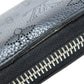LOUIS VUITTON Long Wallet Purse M61867 Mahina leather black Zippy wallet Women Used Authentic