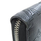 LOUIS VUITTON Long Wallet Purse M61867 Mahina leather black Zippy wallet Women Used Authentic