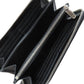 LOUIS VUITTON Long Wallet Purse M61867 Mahina leather black Zippy wallet Women Used Authentic